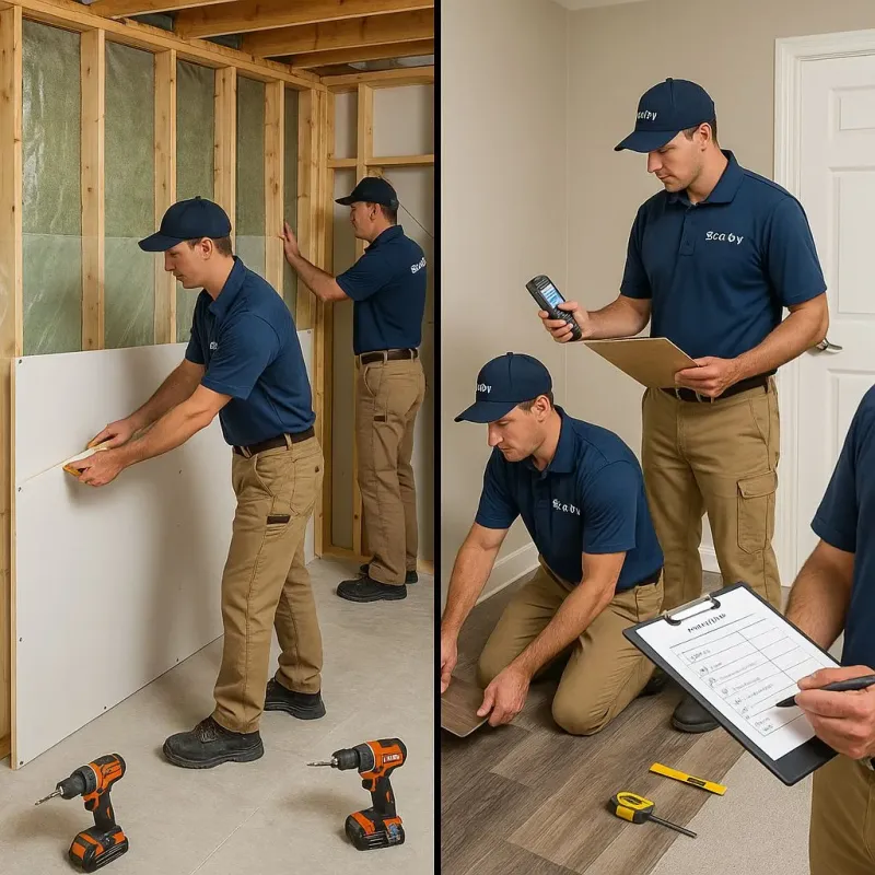Repairs and Reconstruction process in Manhattan, IL